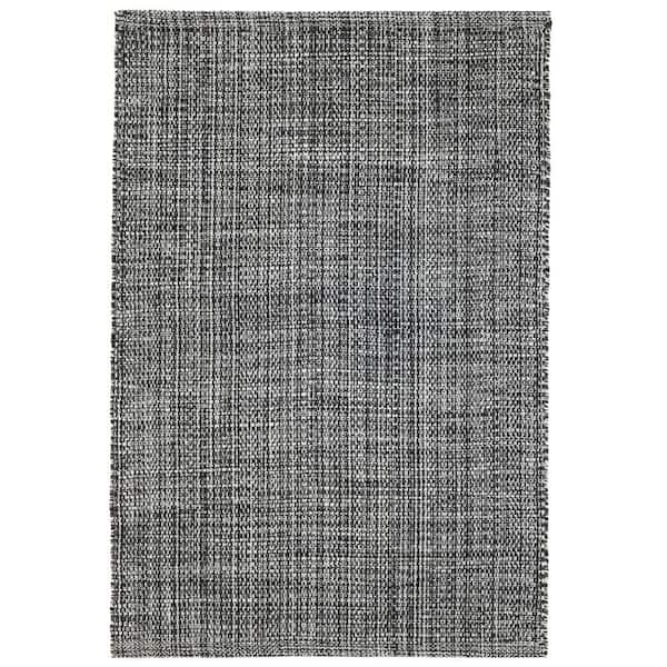 Fusion Handwoven Black 4 ft. x 6 ft. Outdoor Area Rug