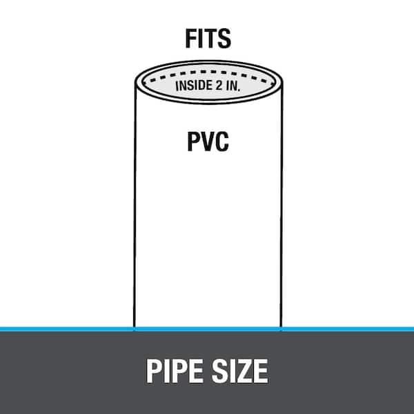 PVC 2 in. Round Snap-In Floor Drain