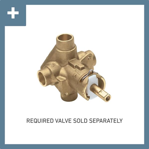 Align Single-Handle Posi-Temp Shower Faucet Trim Kit in Brushed Nickel (Valve Not Included)