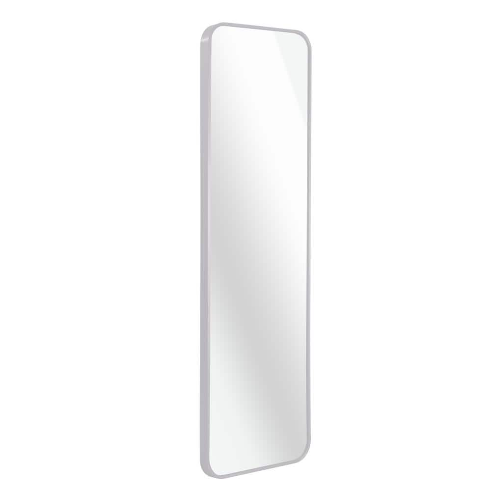 14 in. W x 47 in. H Rectangular Framed Wall Bathroom Vanity Mirror in Slive