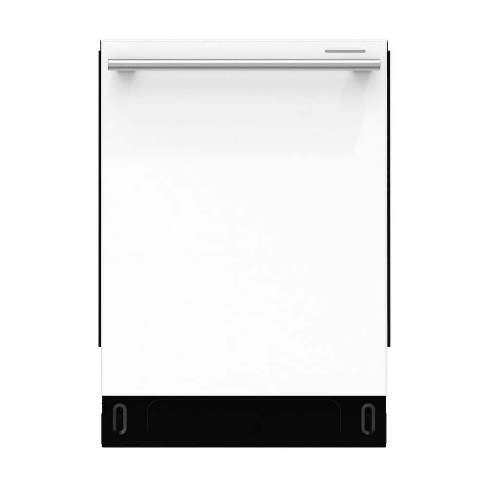 Stella 24 in. Built-in Tall Tub Fingerprint-Resistant Stainless Steel Dishwasher 44 dBA in White