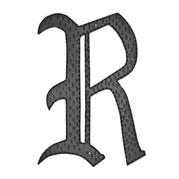 Montague Metal Products 24 in. Home Accent Monogram R