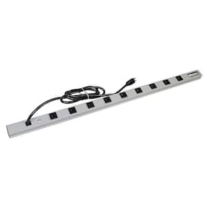 Wiremold CabinetMATE 9-Outlet 15 Amp Power Strip, 6 ft. Cord