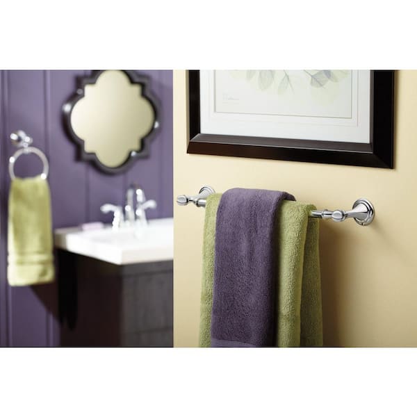 MOEN Traditional 4 in. Centerset 2-Handle Bathroom Sink Faucet
