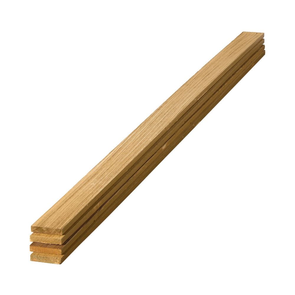 ForgeWood 1 in. x 4 in. x 8 ft. Brass Thermally Modified Poplar Wood Exterior Trim Board (4-Pack) price history on PriceWatchPro