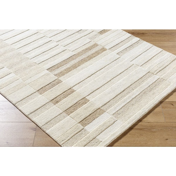 Brook BKO-2360 2 ft. x 3 ft. Beige Handmade, Area Rug