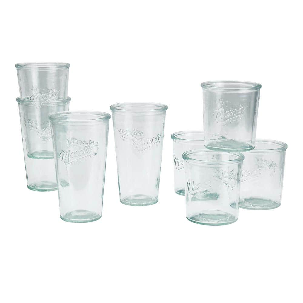 Mason Craft Glass Tumbler Set