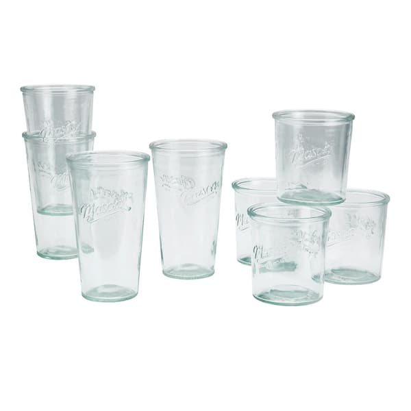 8-Piece Glass Tumbler Set