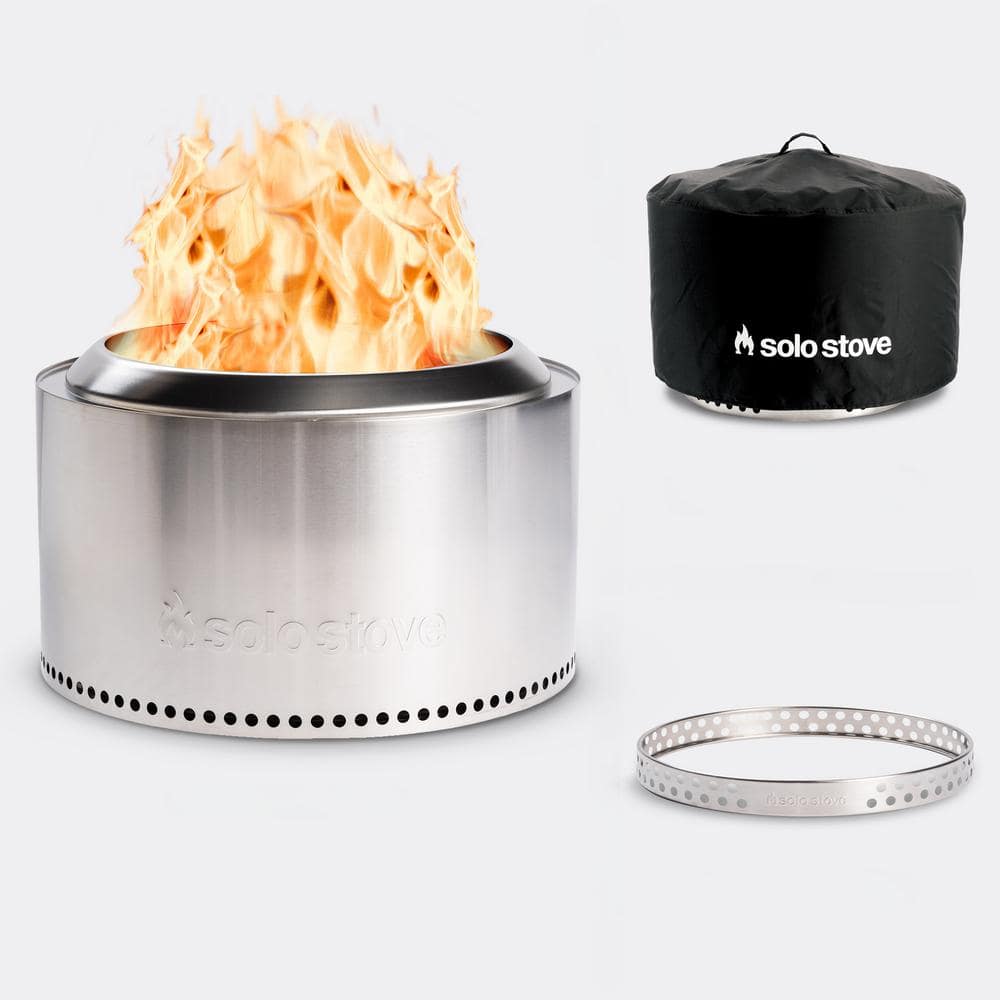 Solo Stove Canyon 30 in Stainless Steel Wood Burning Outdoor