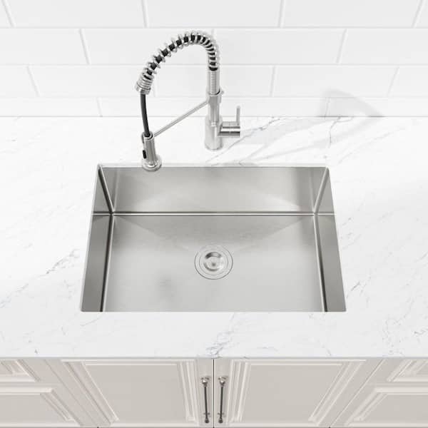cadeninc Undermount Sink 27 in. x 19 in. Single Bowl Kitchen Sink