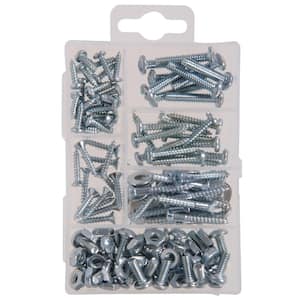 Household Screw, Nuts, and Washers Assorted Kit (155-Pack)