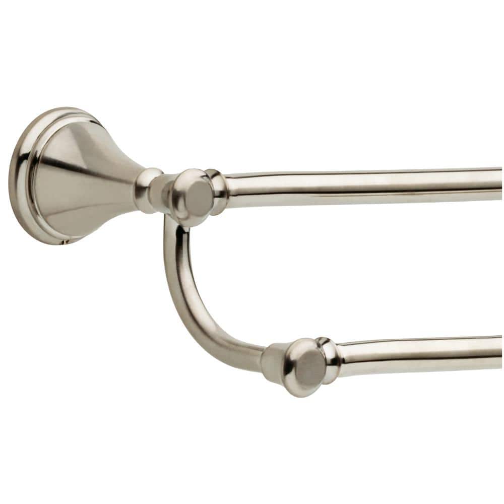 Cassidy 24 in. Stainless Steel Wall Mounted Double Towel Bar