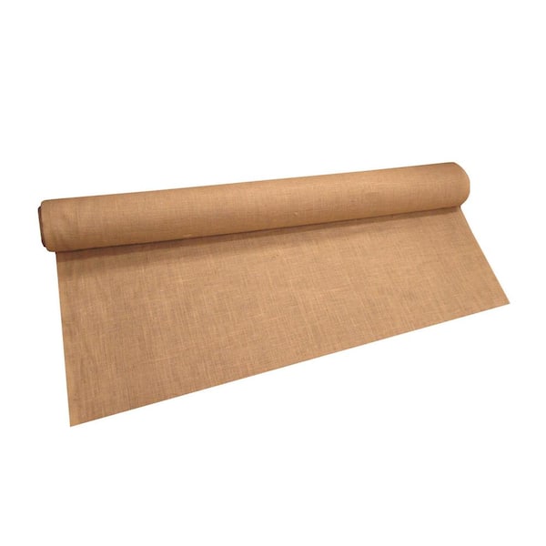 LA Linen 60 in. W Natural Burlap Fabric in Natural