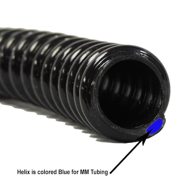 Irrigation and Water Gardens 1/2 Dia. x 25 ft Hose and Tubing for Koi Ponds Includes Free 4oz Can of Hot Blue PVC Gorilla Glue HYDROMAXX Black Flexible PVC Pipe 