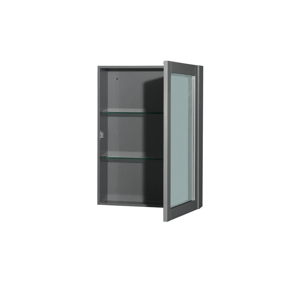 Sheffield 60-Inch Dark Gray Bathroom Vanity with White Carrara Marble Top and Mirror