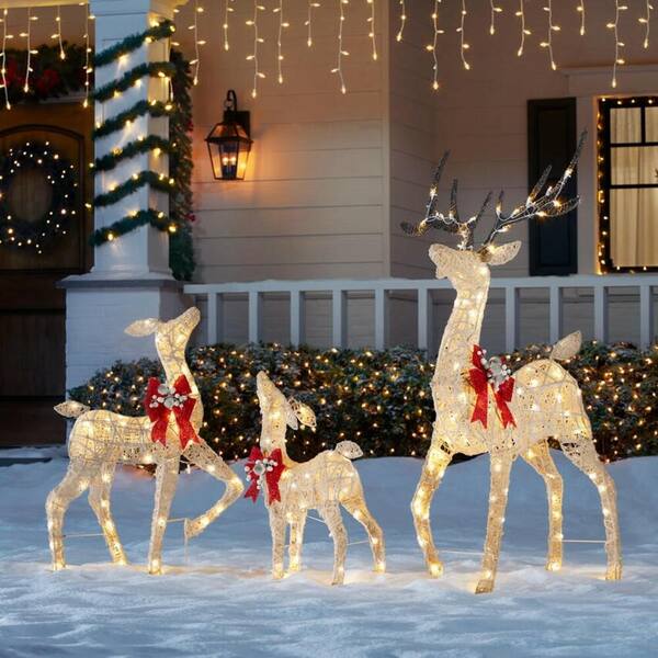 home depot reindeer lights