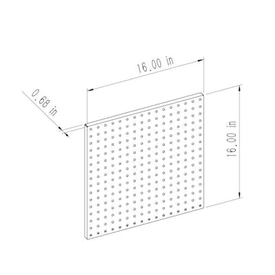 Pegboards Garage Wall Organization The Home Depot