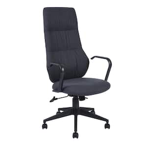 Dewitt Grey High Back Upholstered Executive Office Chair