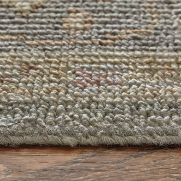 Gray, Gold Oriental 6 ft. x 9 ft. Area Rug