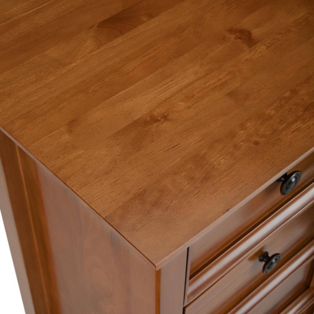 Amherst Transitional Medium Storage Cabinet with Adjustable Shelves in Light Golden Brown