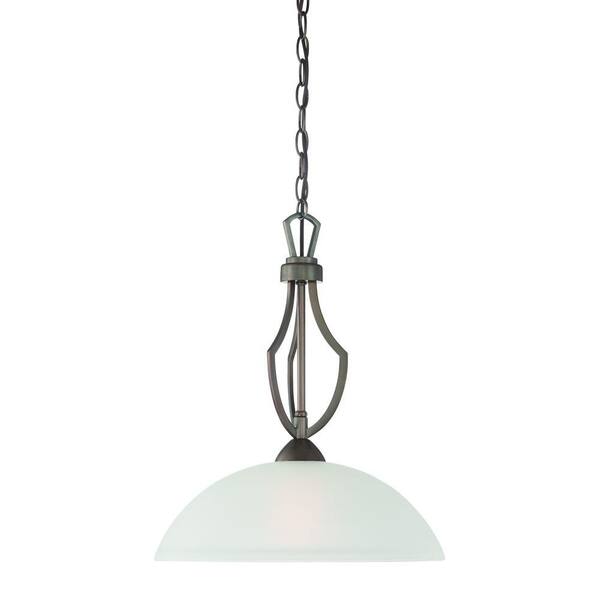 Thomas Lighting Charles 1-Light Oiled Bronze Pendant-DISCONTINUED