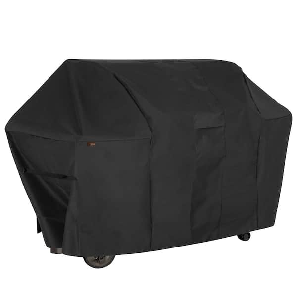 MODERN LEISURE Monterey Water Resistant 6-Burner Grill Cover, 73 in. W x 25 in. D x 44.5 in. H, Large, Black