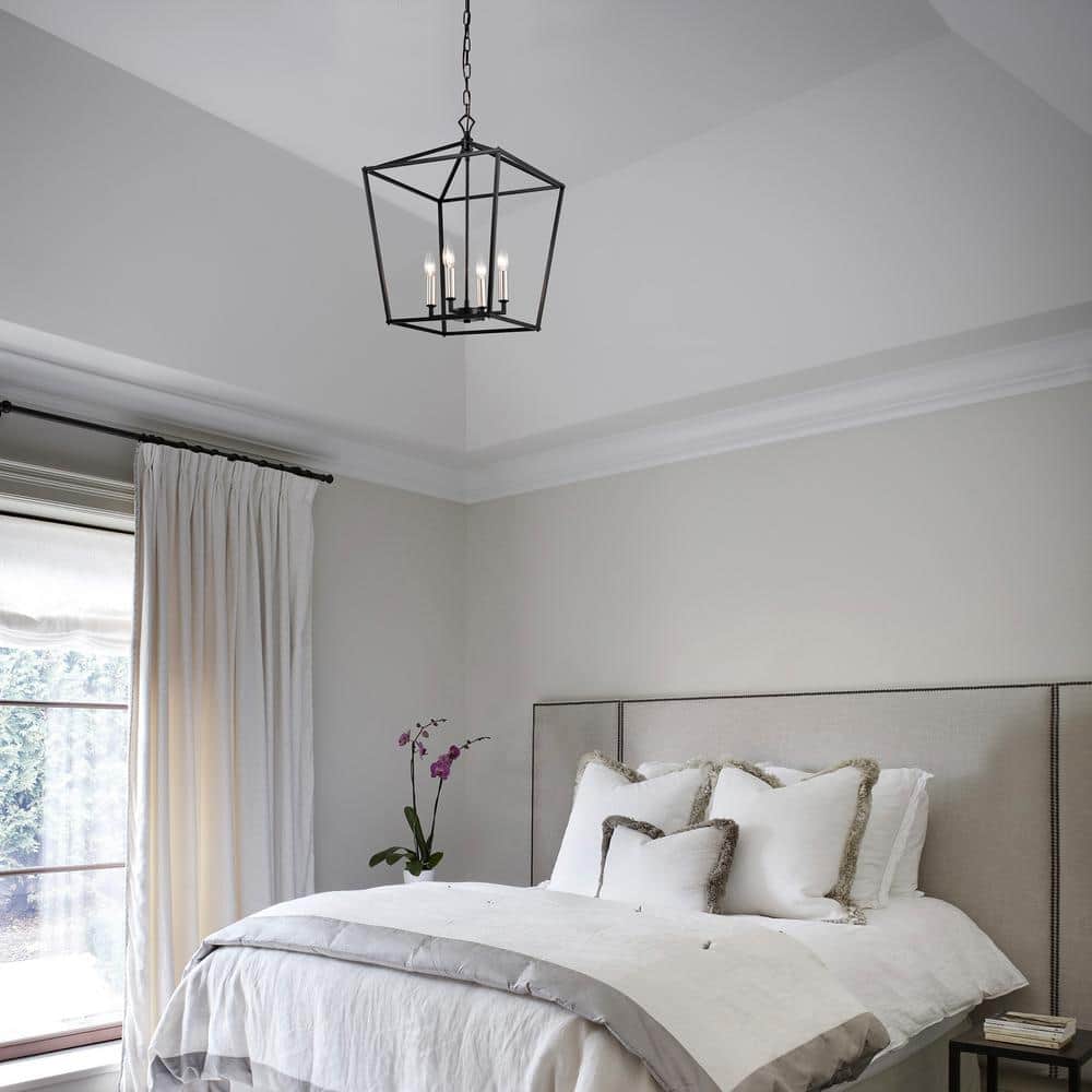 Renzo 63.5'' Matte Black Modern Farmhouse LED Pendant Light