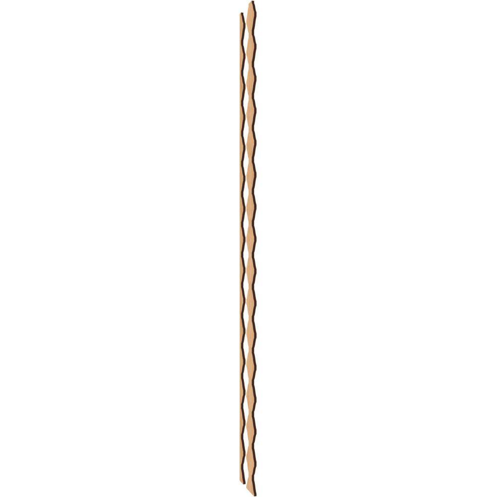Sheyenne 47" Maple Wood Decorative Slat Wall Panel Kit