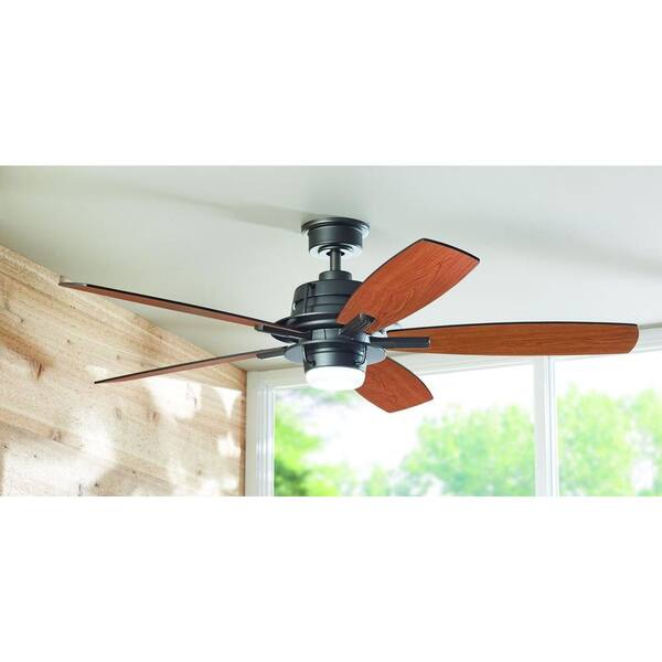 LED Indoor Natural Iron Ceiling Fan AM472-NI Home Decorators Montpelier 56 in 