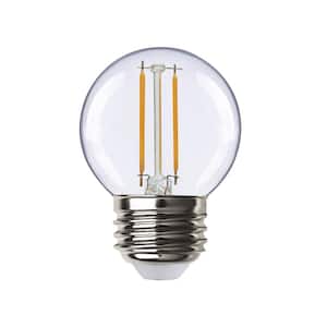 25-Watt Equivalent G16.5 Dimmable ENERGY STAR CEC LED Filament Light Bulb Soft White (3-Pack)