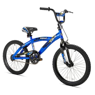 20 in. Full Tilt Kids Steel BMX Bike with Steel Rims and Freestyle Tires, Blue