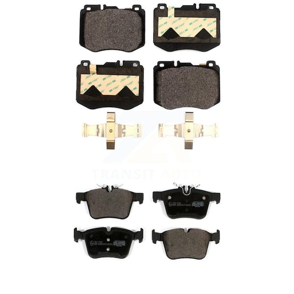 TEC Front Rear Ceramic Brake Pads Kit For Mercedes-Benz C300 C400 C350e KTC-100553