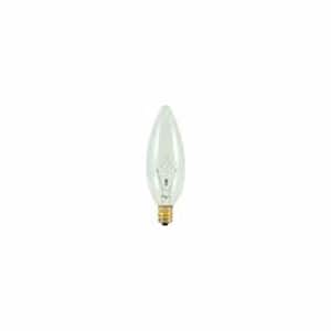 40-Watt Warm White Light B10 (E12) Candelabra Screw Base, Dimmable Clear Incandescent Light Bulb, 2700K(50-Pack)