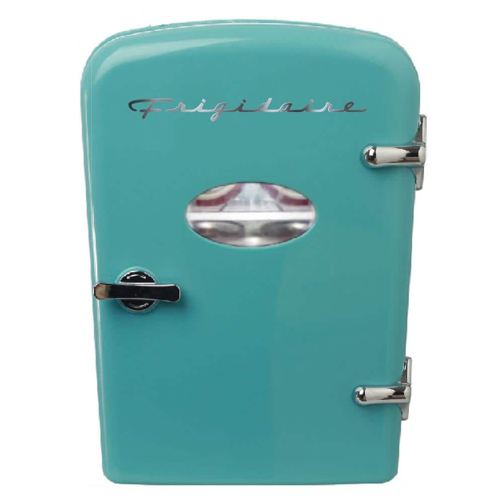 frigidaire blue mini fridge