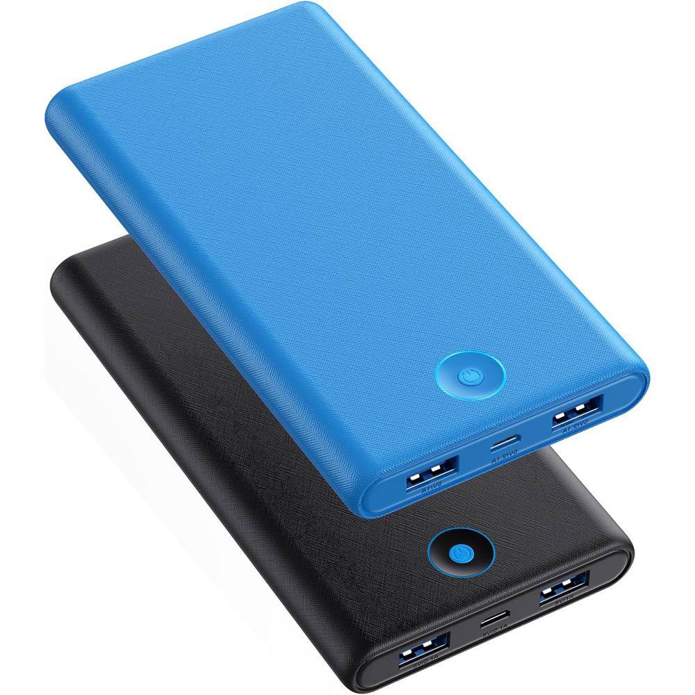 Portable Charger Ultra Slim Fast Charging External Battery Pack with Dual U