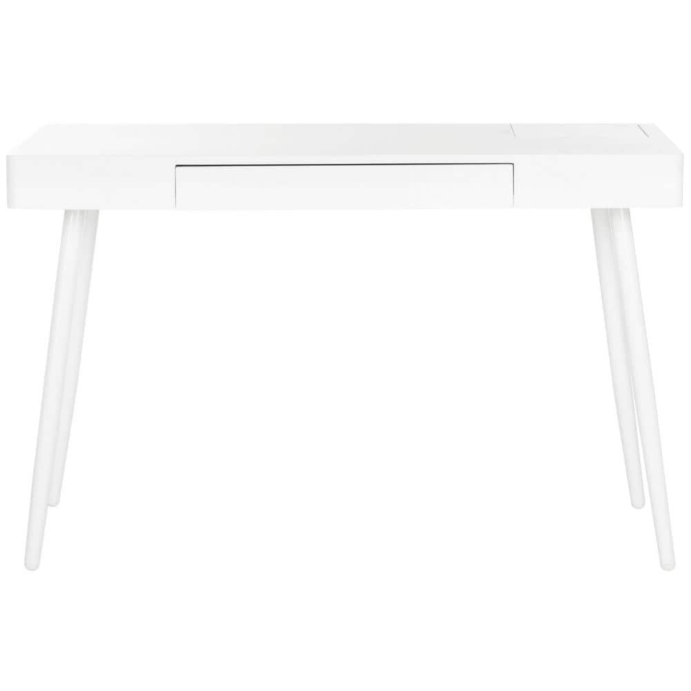 Fadri 48 in. White 1-Drawer Writing Desk