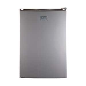 2.5 cu. ft. Mini Fridge in Stainless Look With Freezer