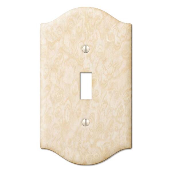 Creative Accents Brown 1-Gang Toggle Wall Plate
