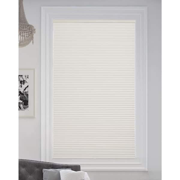 BlindsAvenue White Dove Cordless Blackout Cellular Honeycomb Shade, 9/16 in. Single Cell, 67.5 in. W x 48 in. H