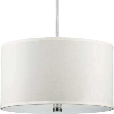 Sea Gull Lighting Dayna Collection 4-Light Brushed Nickel Shade Pendant ...