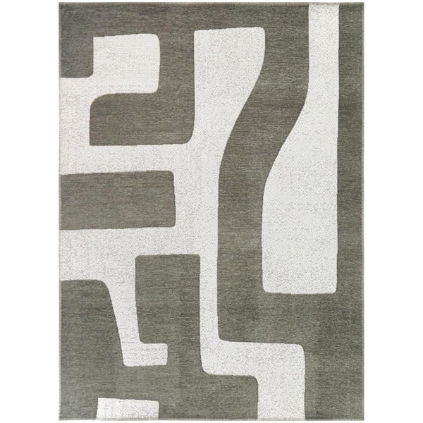 Tanford Taupe 5 ft. x 7 ft. Area Rug