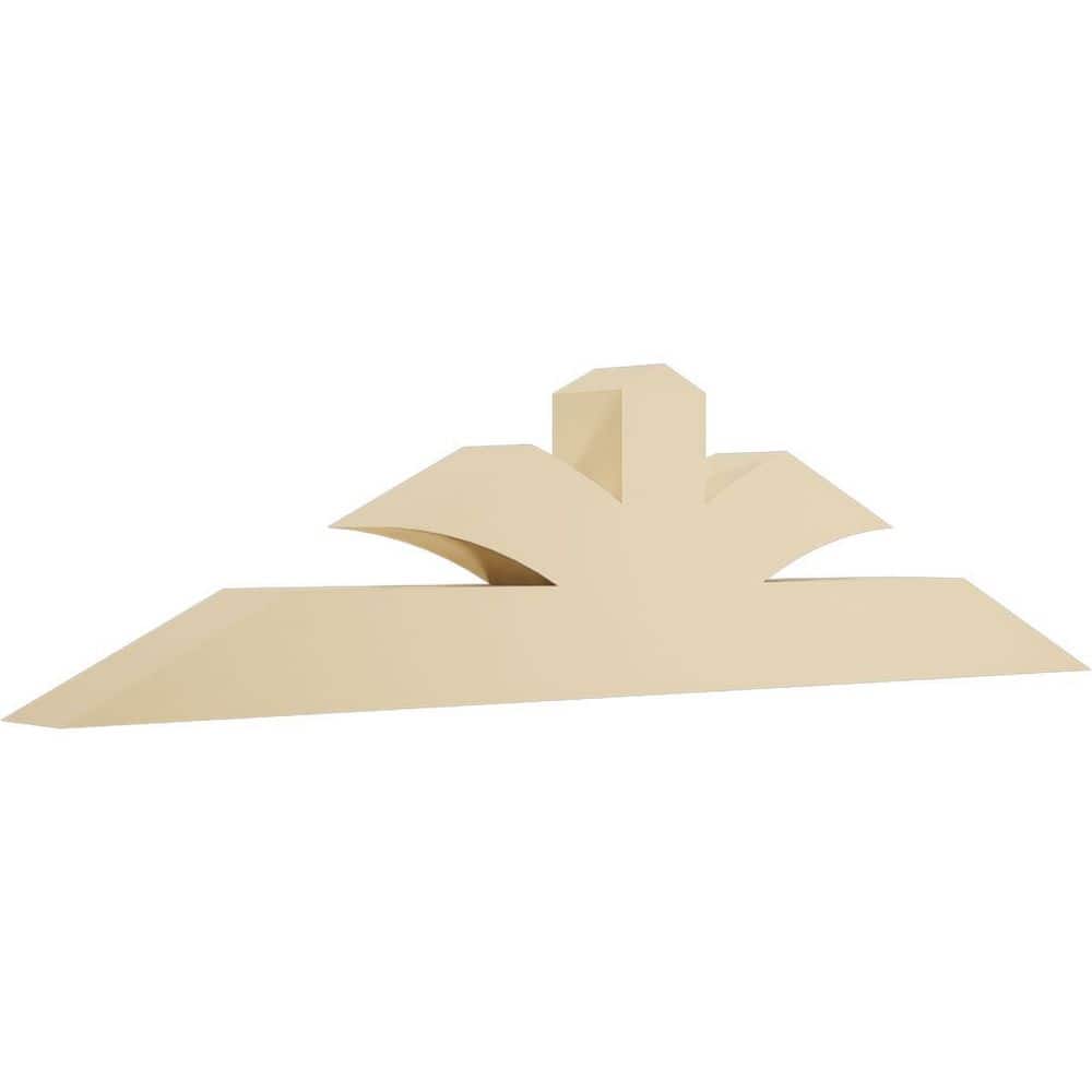 Ekena Millwork 48 in. W x 12 in. H x 4 in. D x 4 in. F, 6/12 Pitch ...