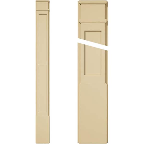 Ekena Millwork 2 in. D x 8 in. W x 82 in. L Primed Polyurethane Pilaster 1- Pack