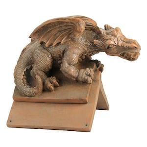 16.5 in. H Apex The Winged Dragon Sculptural Roof Cresting