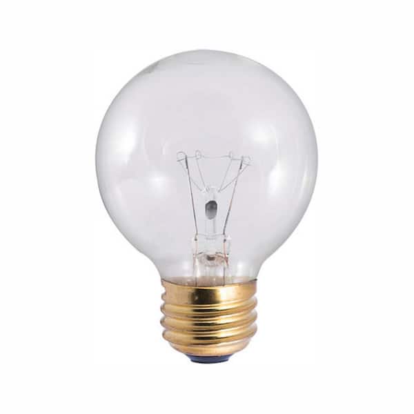 Bulbrite 25-Watt G19 Clear Dimmable Warm White Light Incandescent Light Bulb (25-Pack)