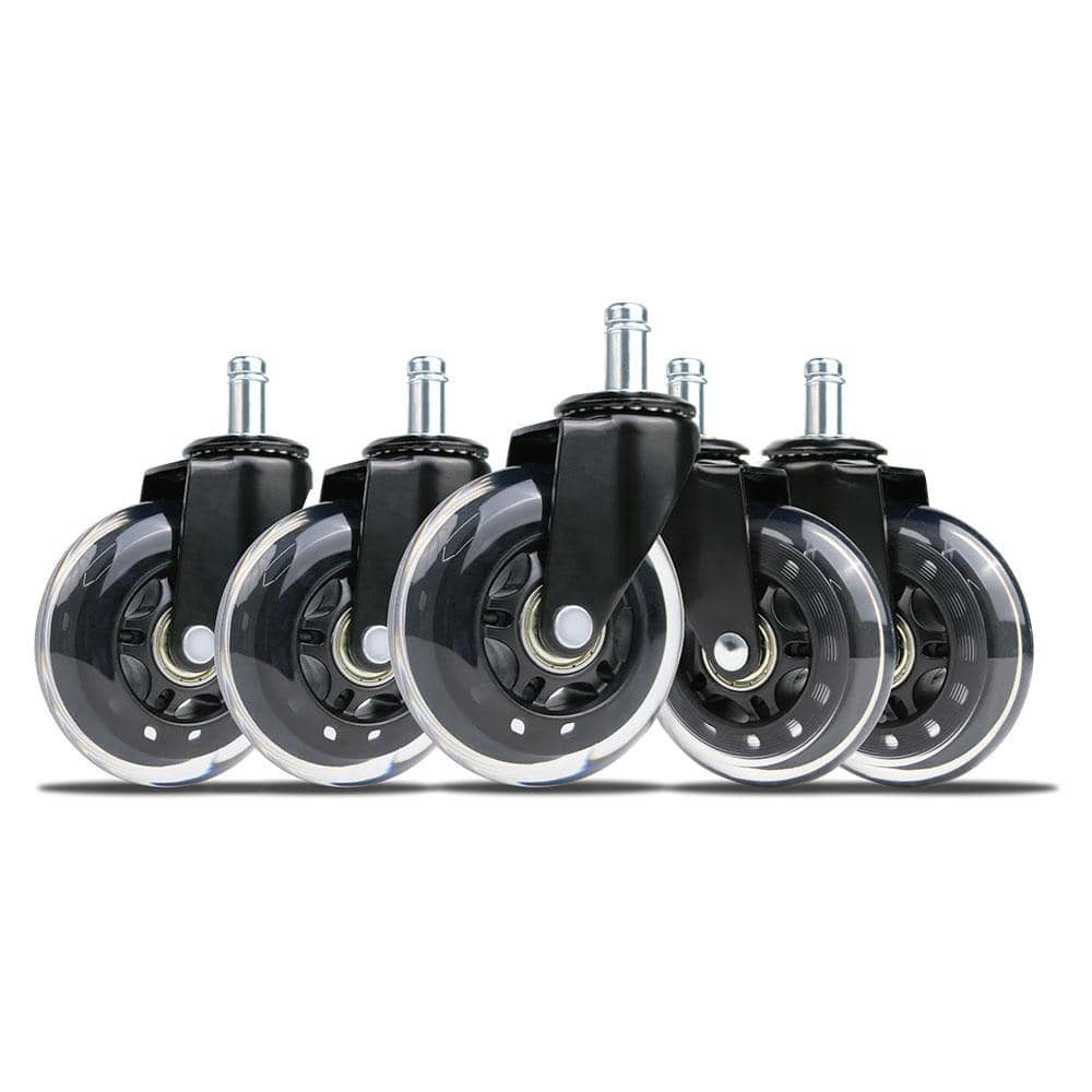 Everbilt Black Rollerblade Office Chair Caster Wheels (5-Pack