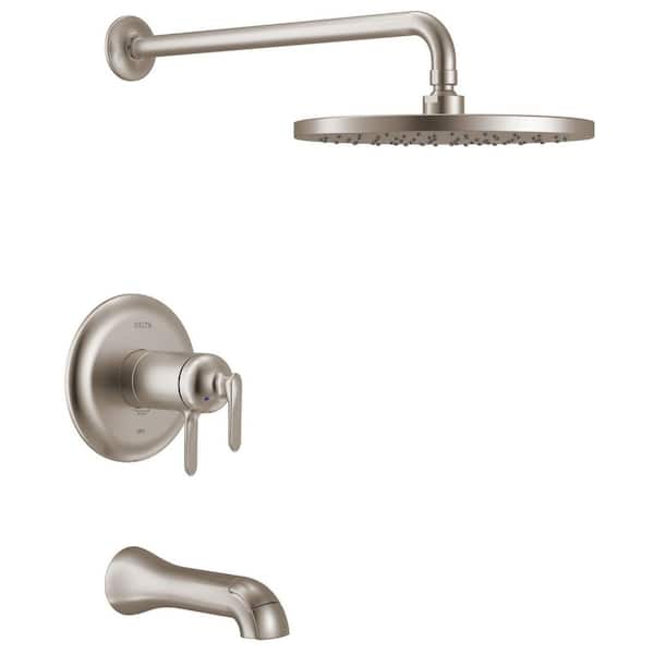 Bonacci TempAssure 1-Handle Shower Trim in Lumicoat Stainless (Valve Not Included)