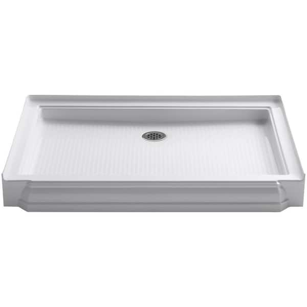 KOHLER Memoirs 48 in. x 34 in. Single Threshold Shower Base in White