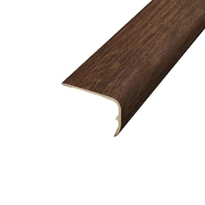 Lowland Forest Oak 9.39 mm. Thick x 1.88 in. Wide x 78.7 in. Length Vinyl Stair Nose Molding