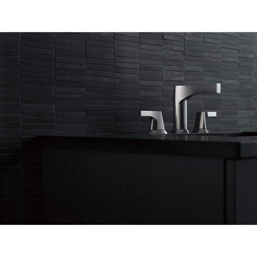 Stainless Steel Modern Widespread Bathroom Faucet